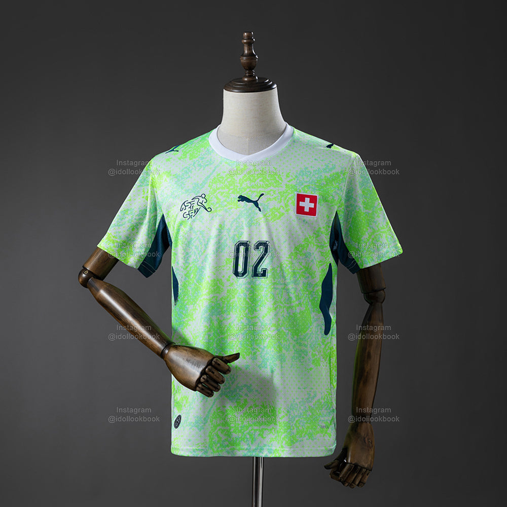 KATSEYE Switzerland Soccer Jersey // Green