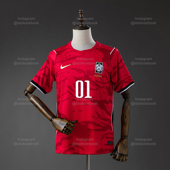 Aespa Korea Soccer Jersey // Red