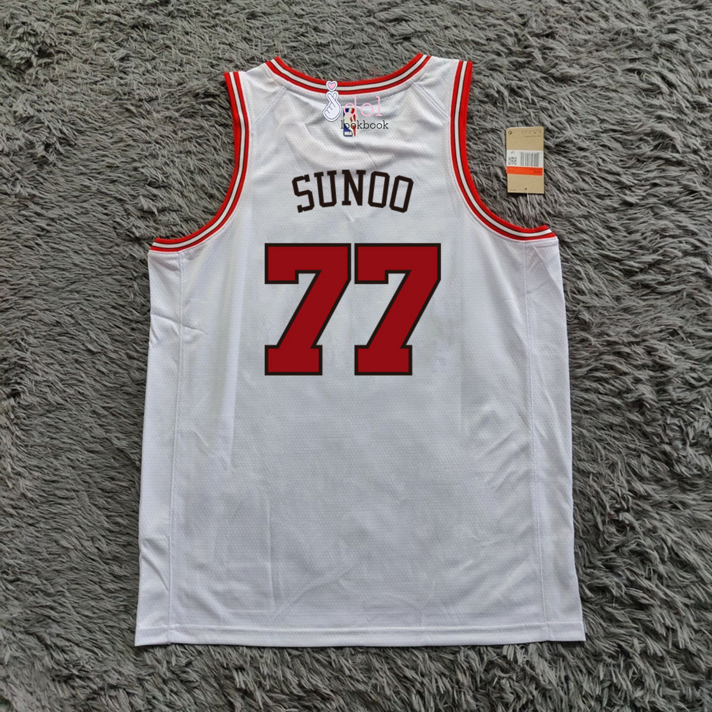 Enhypen Basketball Jersey // White and Red