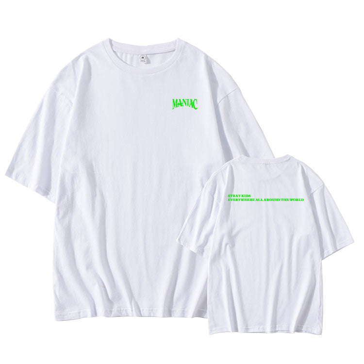 Stray Kids Maniac Everywhere All Around the World Concert T-Shirt