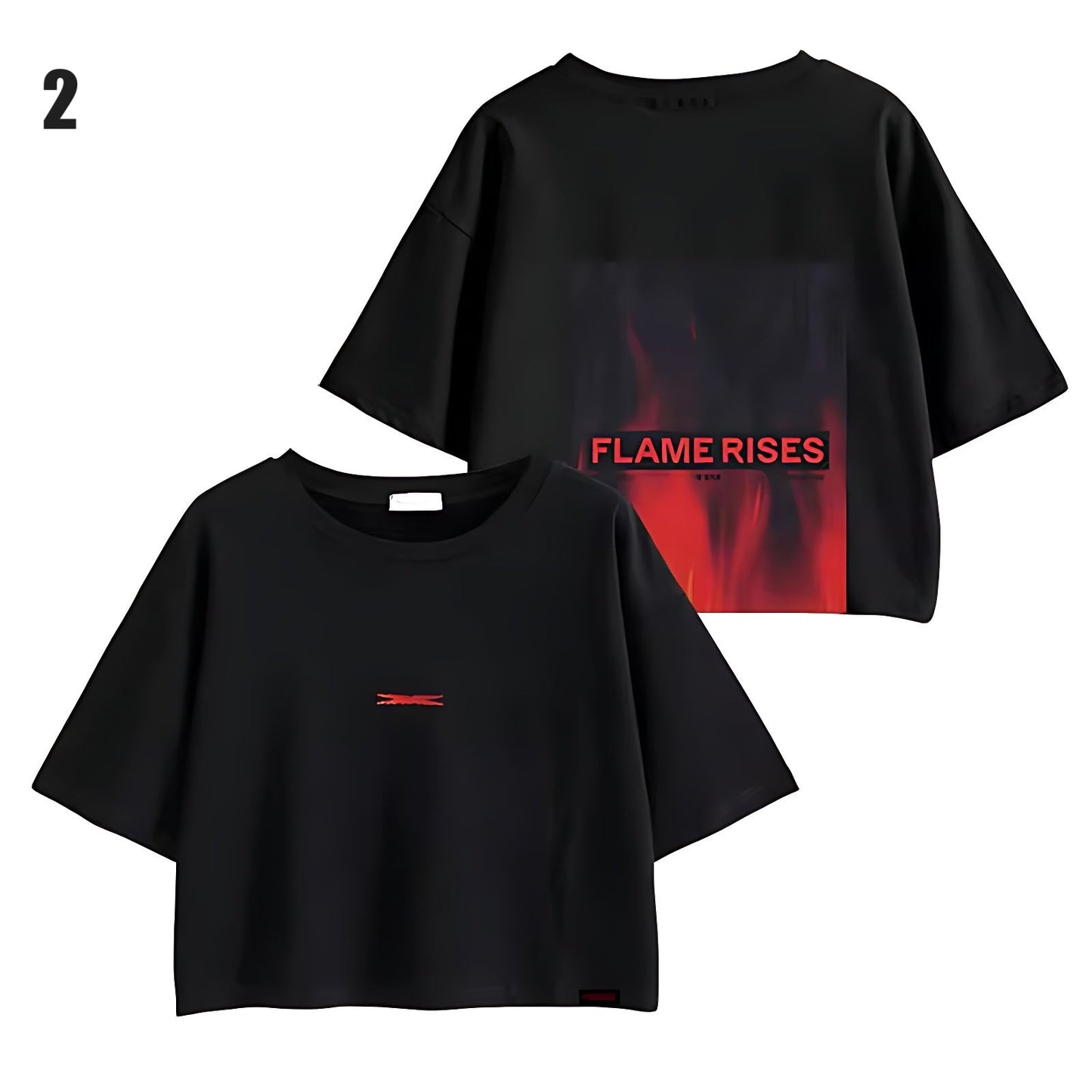 Le Sserafim Flame Rises Concert T-Shirt