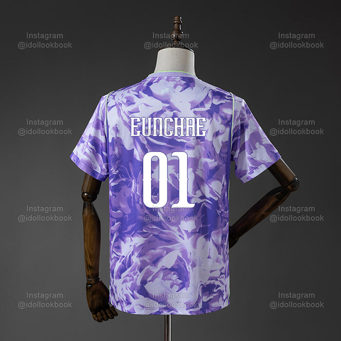 Le Sserafim Korea Soccer Jersey // Purple