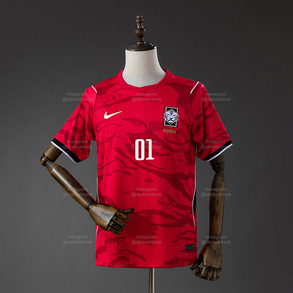 BABYMONSTER Korea Soccer Jersey // Red