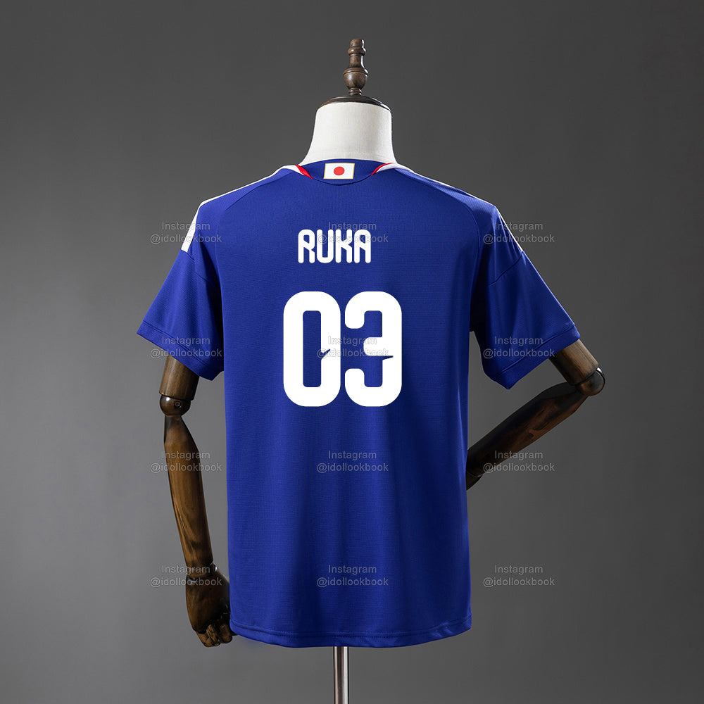 BABYMONSTER Japan Soccer Jersey // Blue