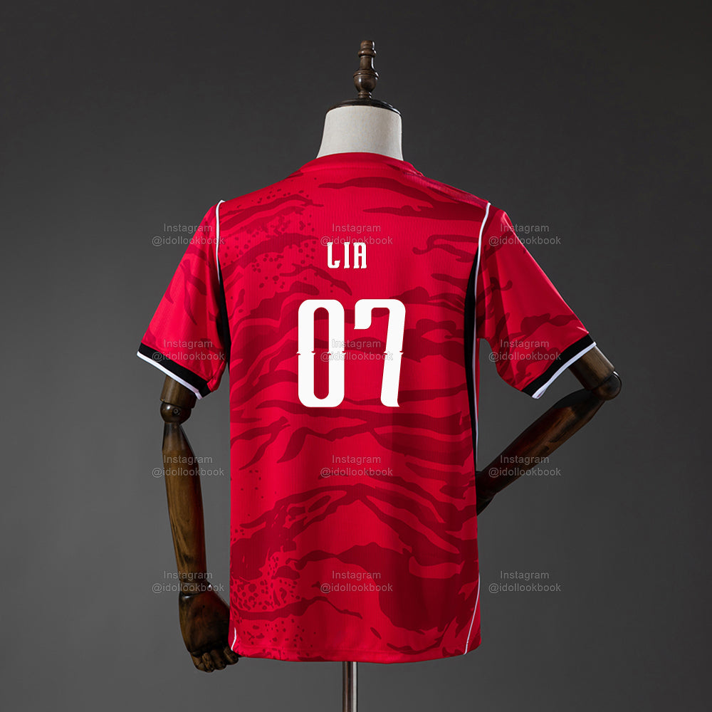 Itzy Korea Soccer Jersey // Red