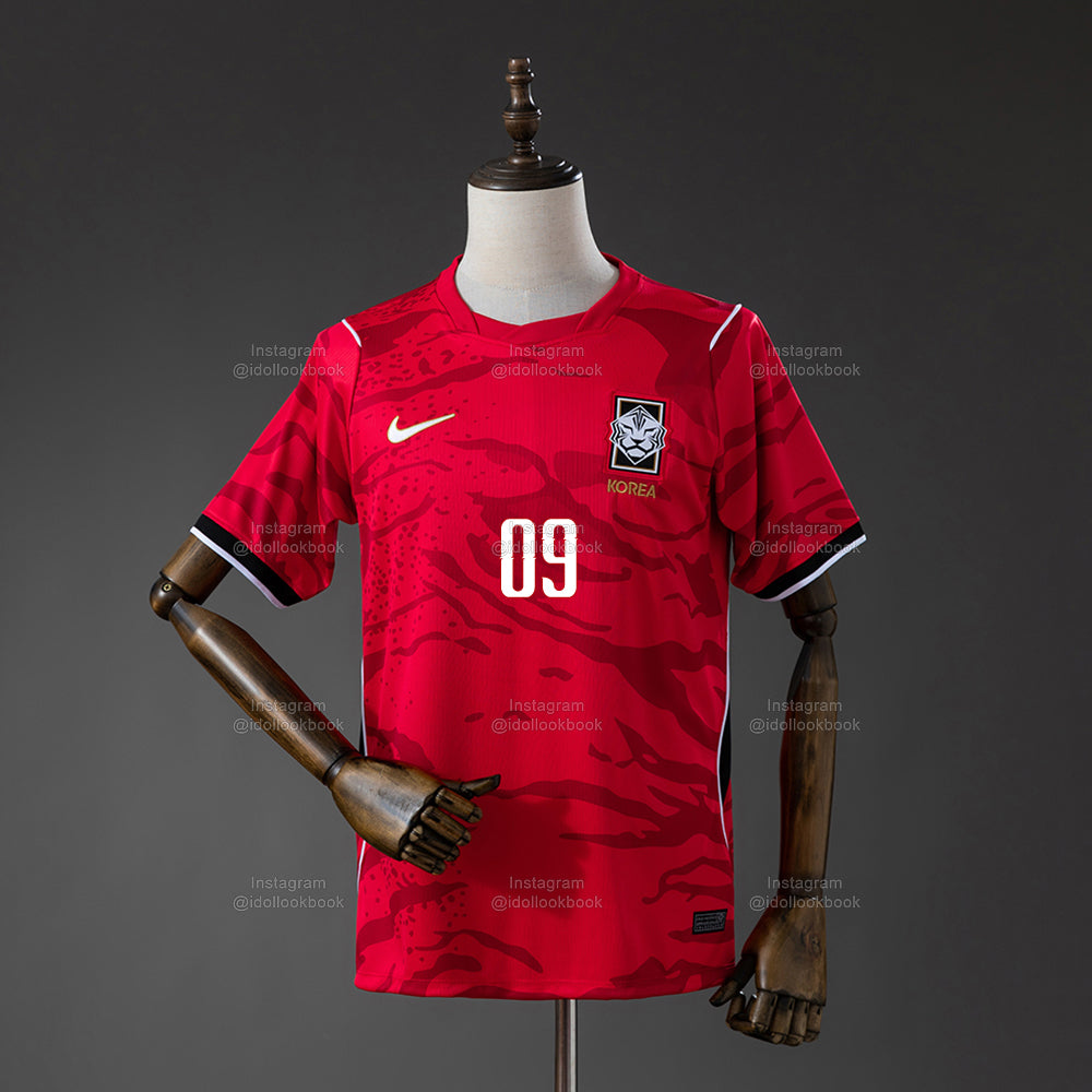 BABYMONSTER Korea Soccer Jersey // Red