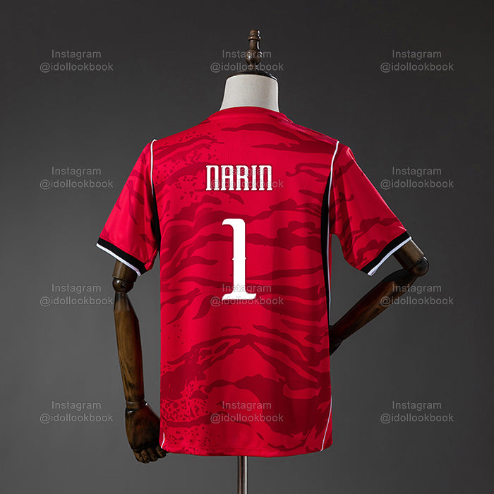 Meovv Korea Soccer Jersey // Red