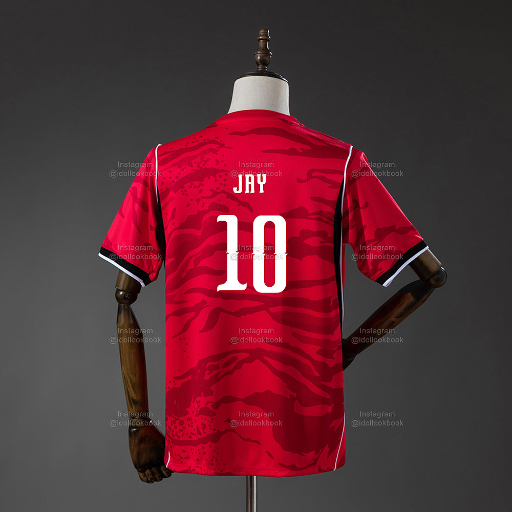 Enhypen Korea Soccer Jersey // Red