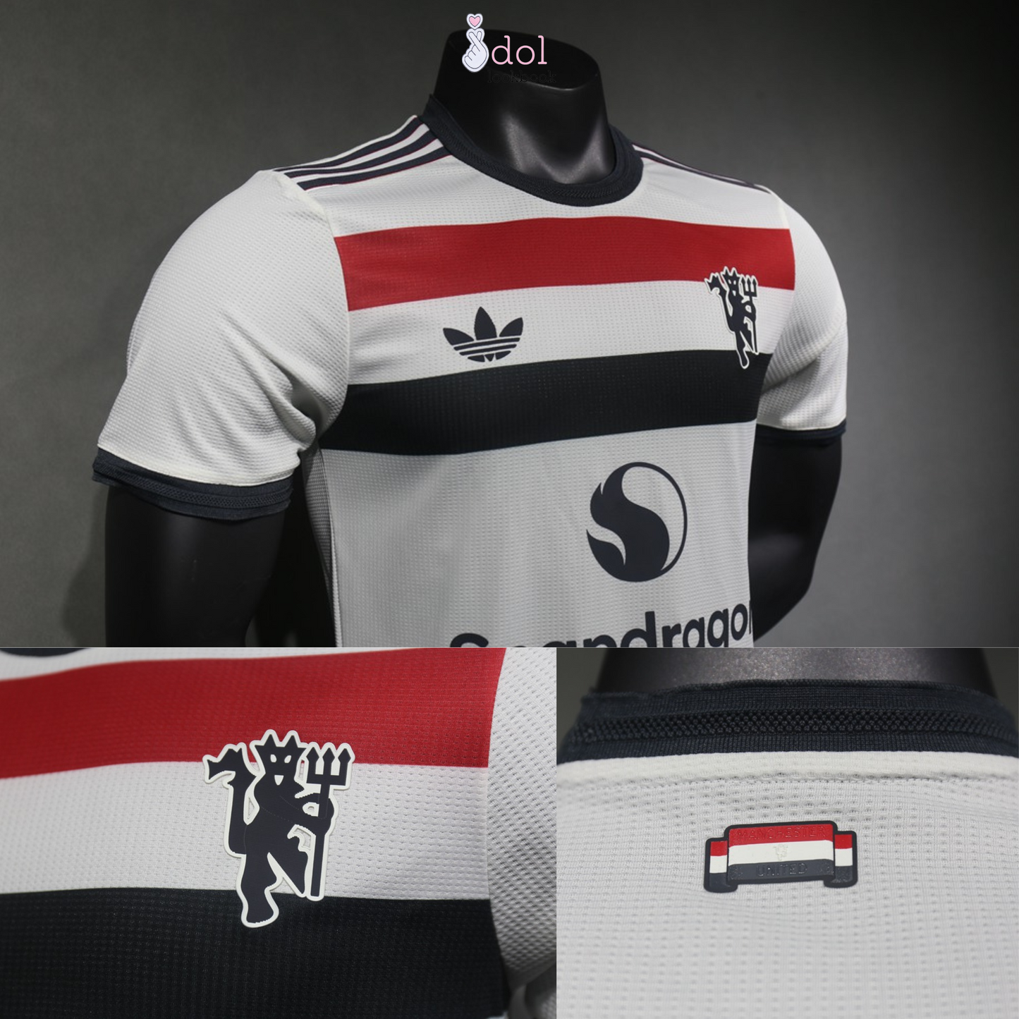 Le Sserafim MU Soccer Jersey // White