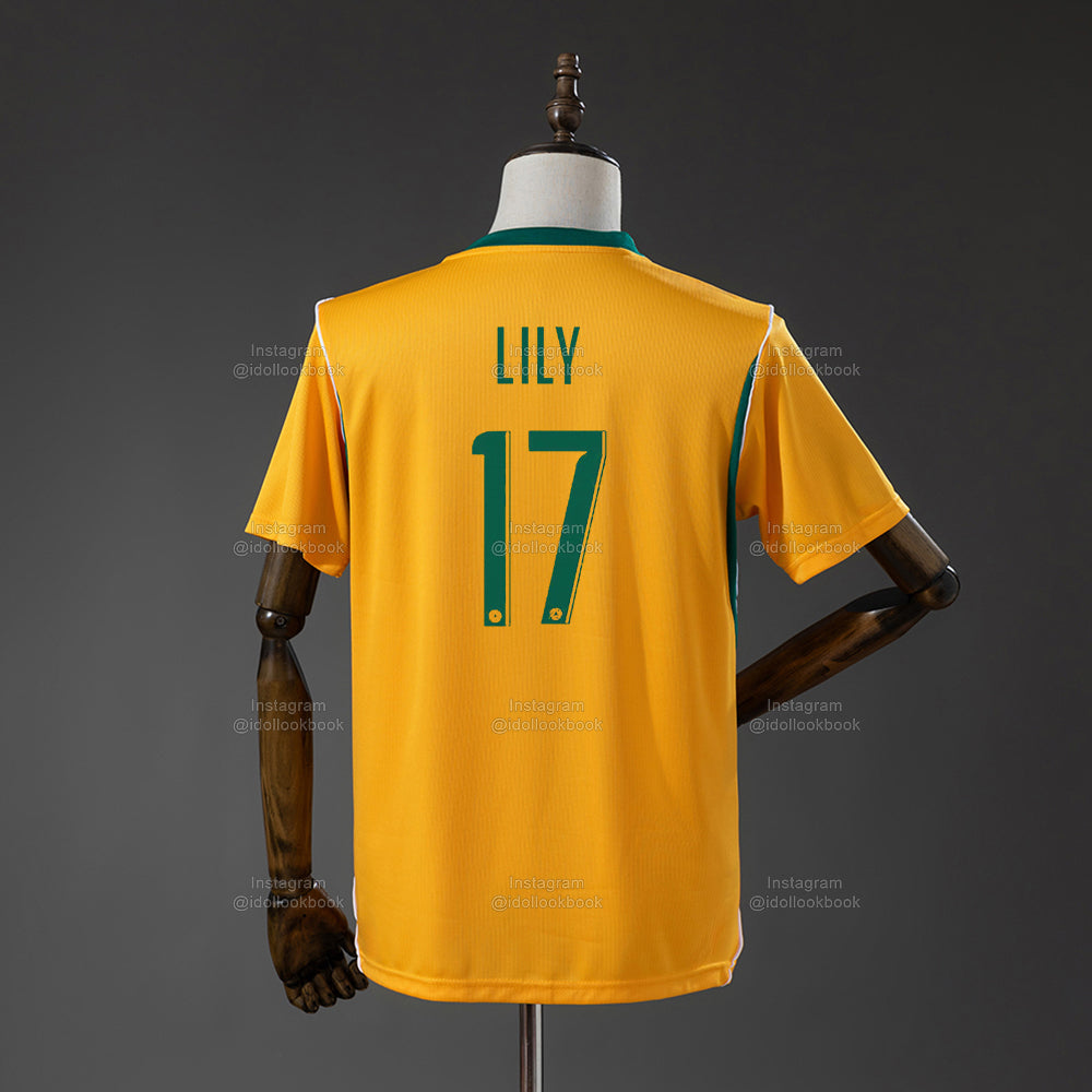 NMIXX Australia Soccer Jersey // Yellow