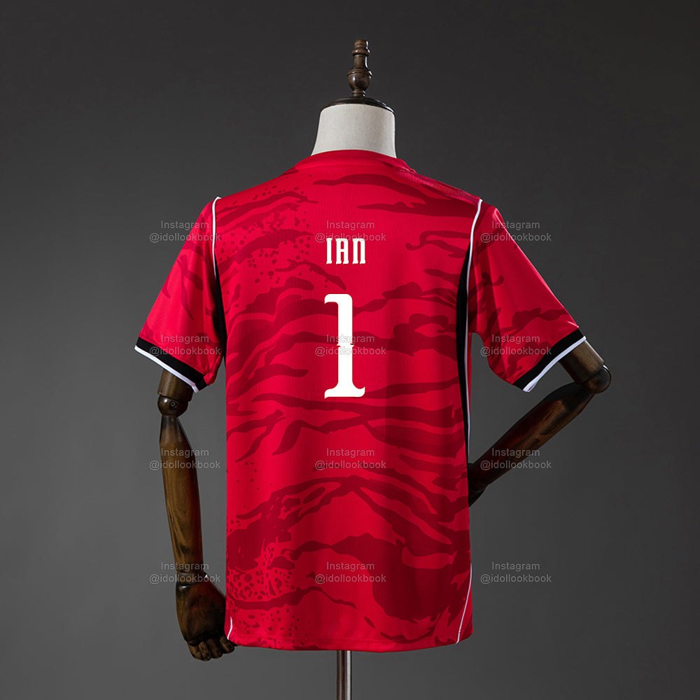 Hearts2Hearts Korea Soccer Jersey // Red
