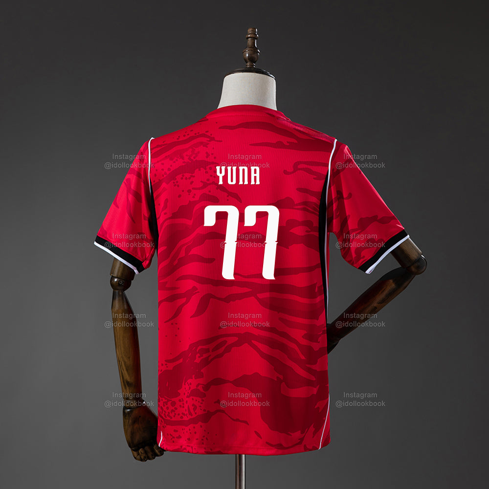Itzy Korea Soccer Jersey // Red