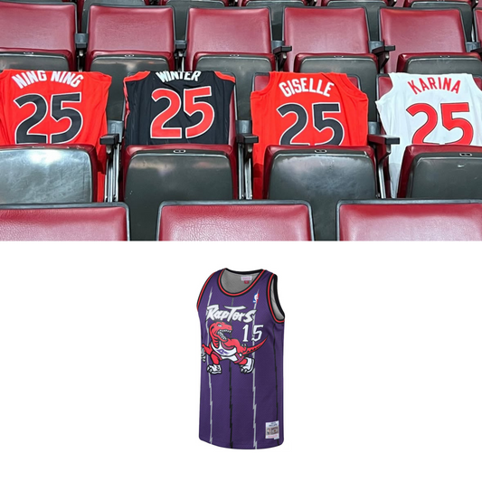 Aespa T.O Basketball Jersey // Purple + Dino