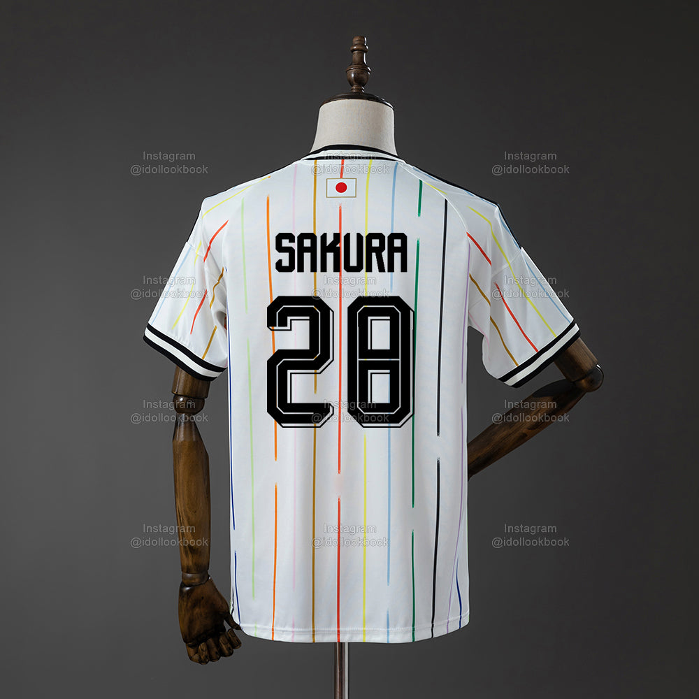 Le Sserafim Japan Soccer Jersey // White