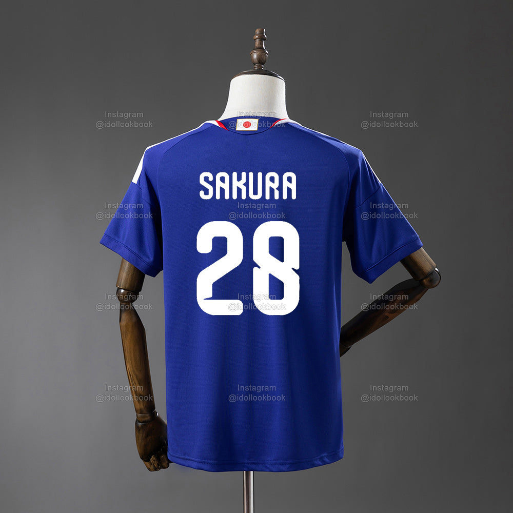 Le Sserafim Japan Soccer Jersey // Blue