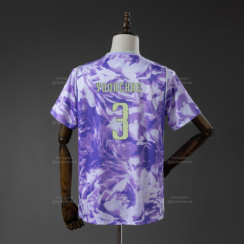 KATSEYE Korea Soccer Jersey // Purple