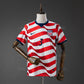 KATSEYE US Soccer Jersey // White and Red