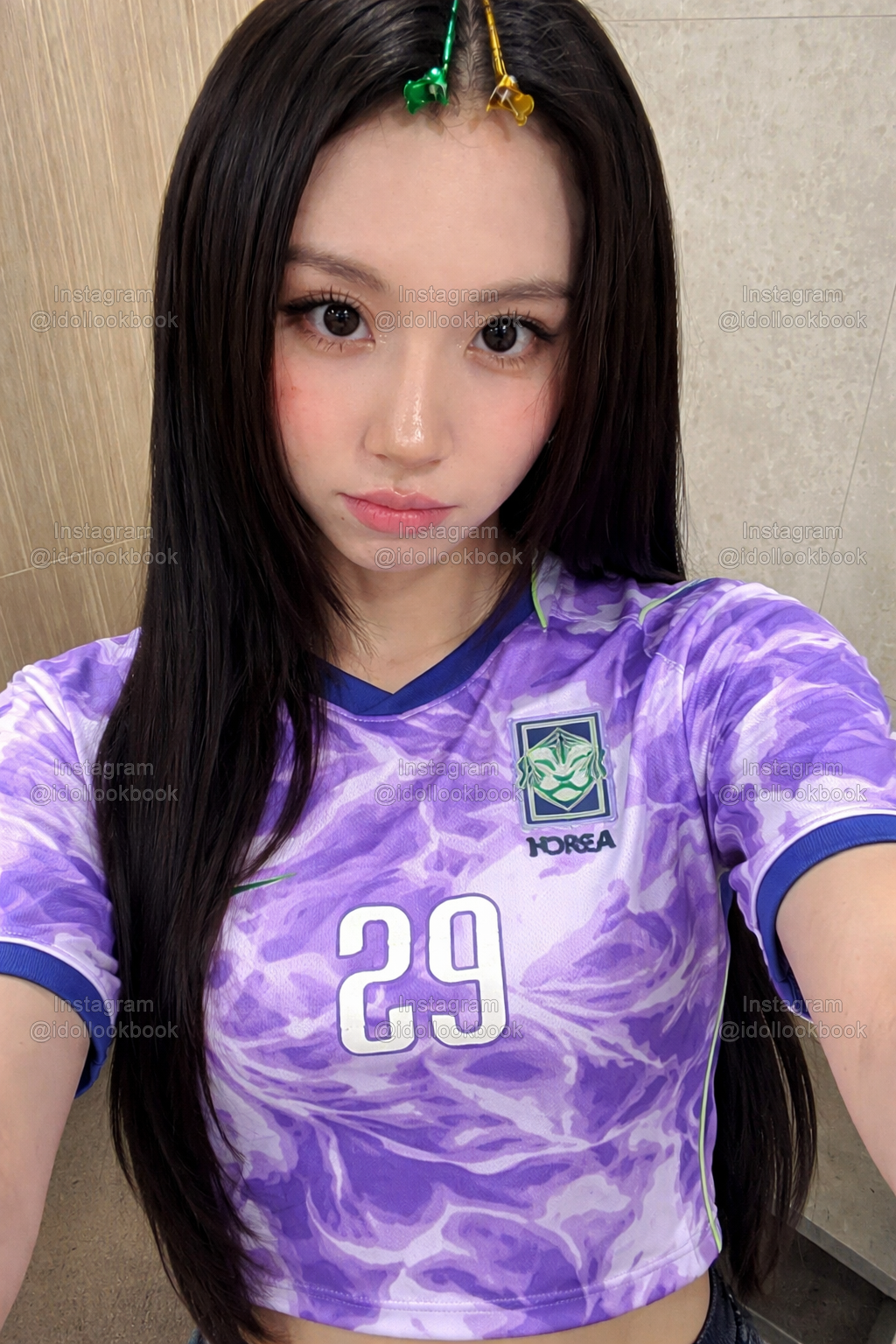 Twice Korea Soccer Jersey // Purple