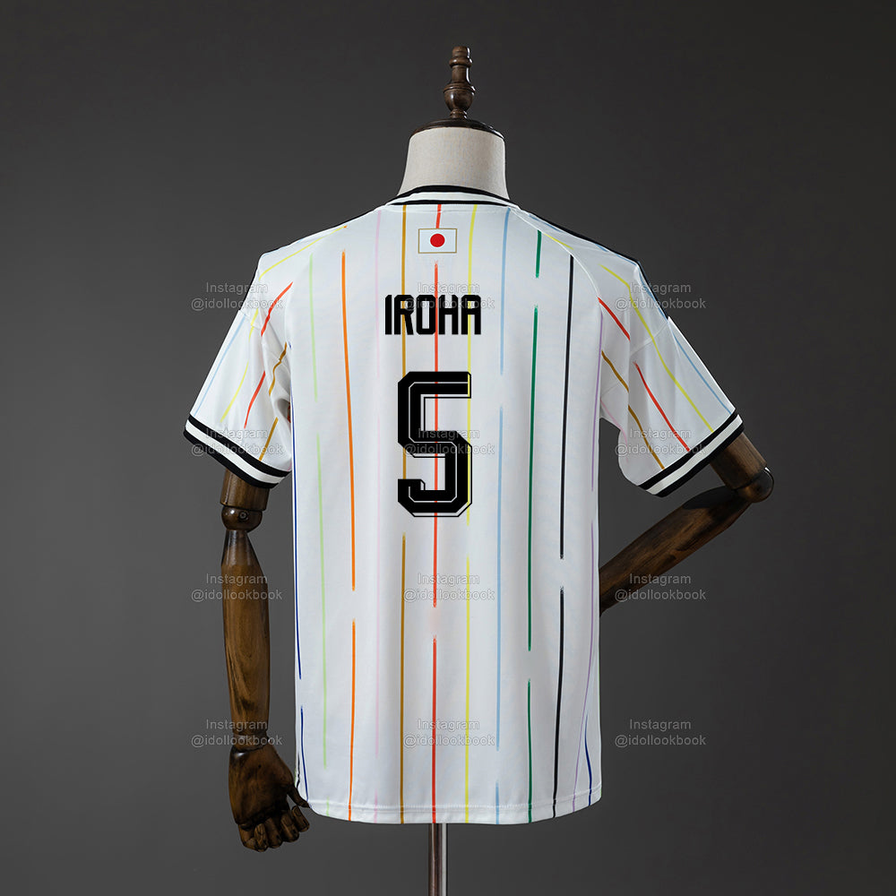 ILLIT Japan Soccer Jersey // White