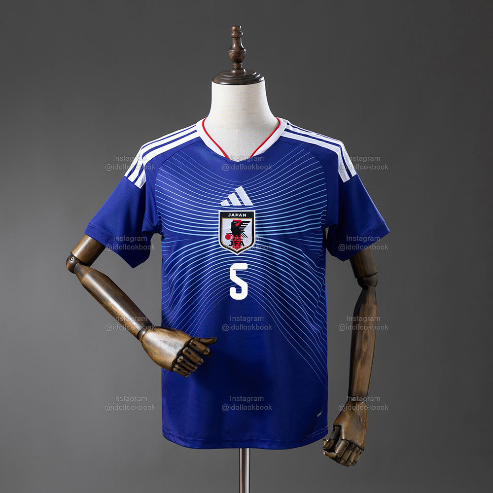 ILLIT Japan Soccer Jersey // Blue