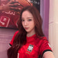 Meovv Korea Soccer Jersey // Red