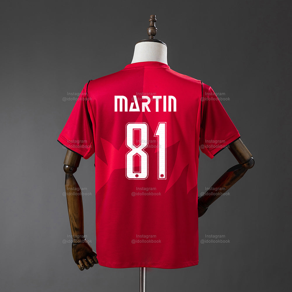 Cortis Korea Soccer Jersey // Red