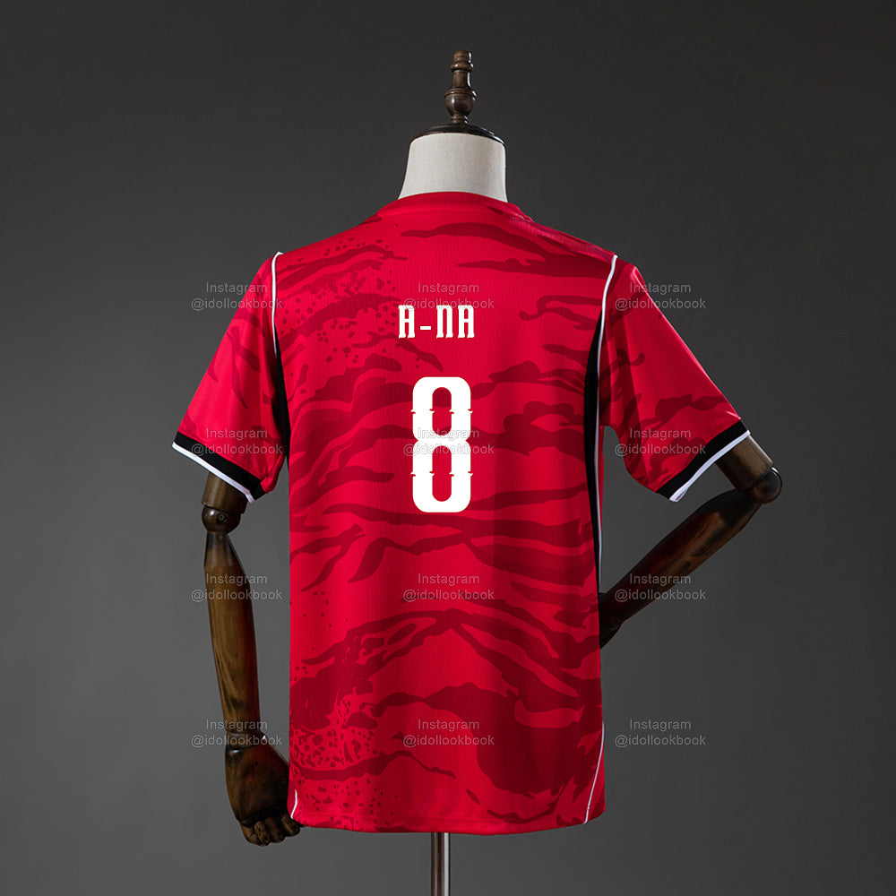 Hearts2Hearts Korea Soccer Jersey // Red