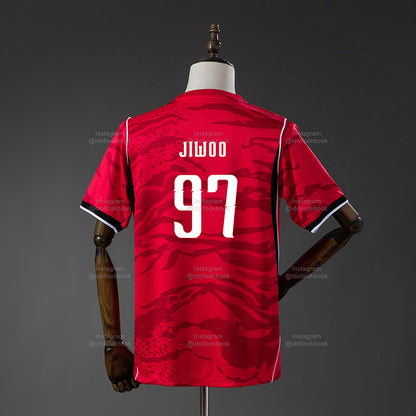 Hearts2Hearts Korea Soccer Jersey // Red
