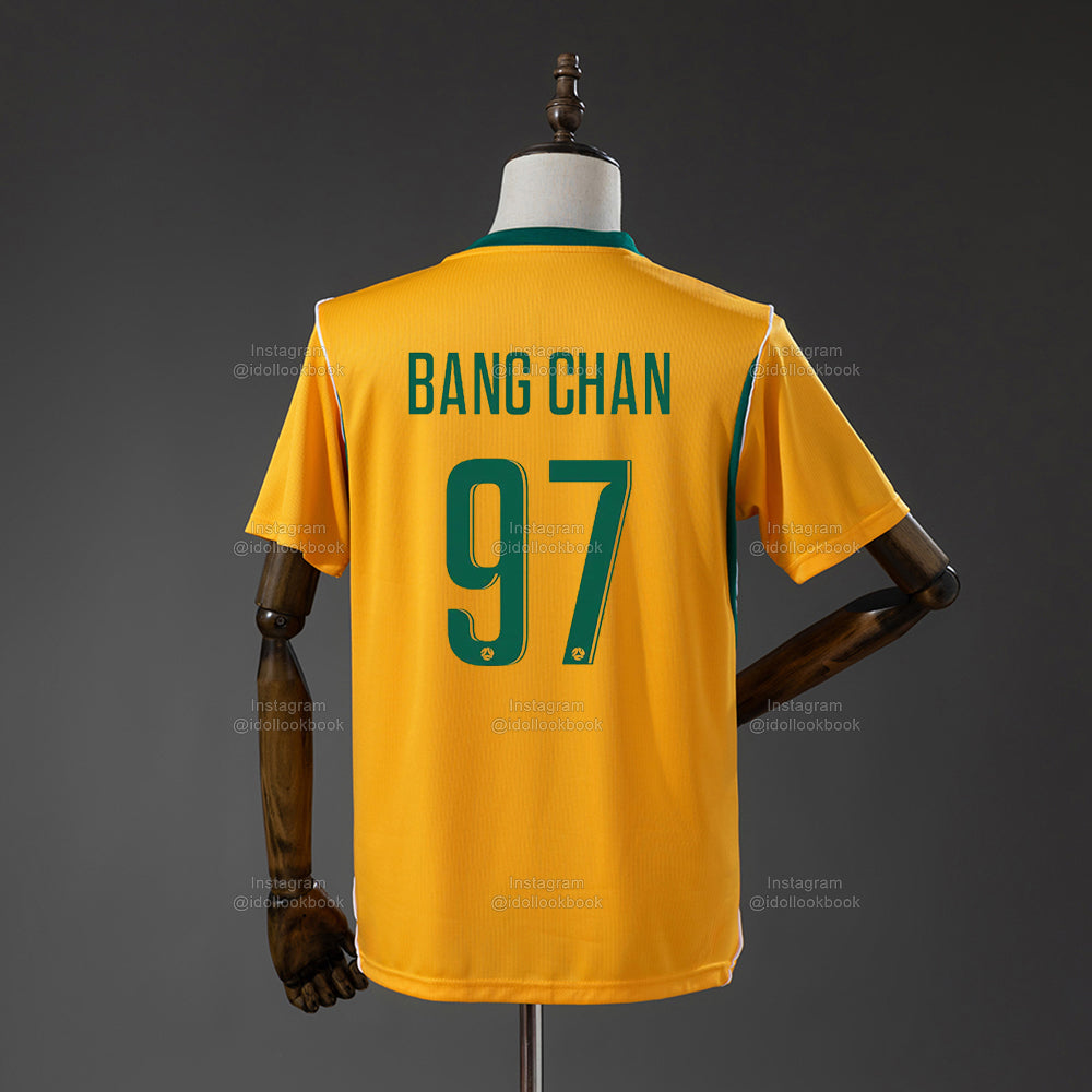 Stray Kids Australia Soccer Jersey // Yellow