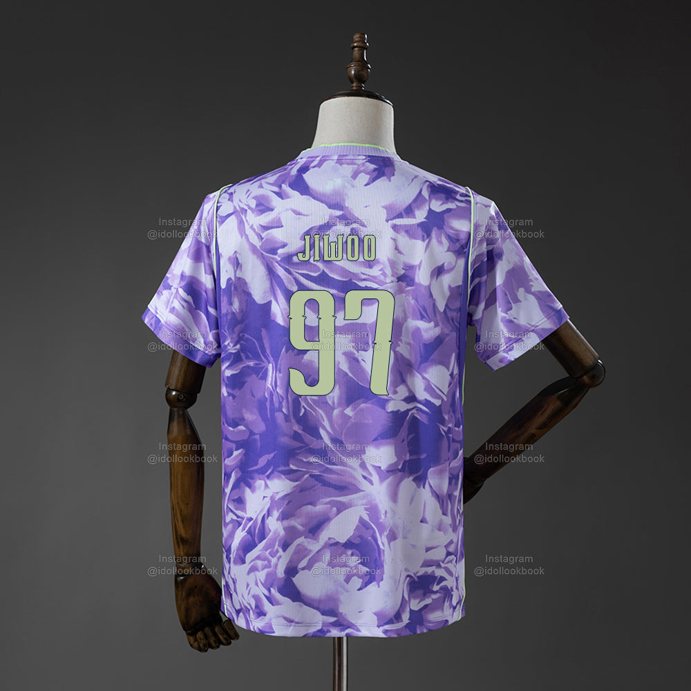 Hearts2Hearts Korea Soccer Jersey // Purple