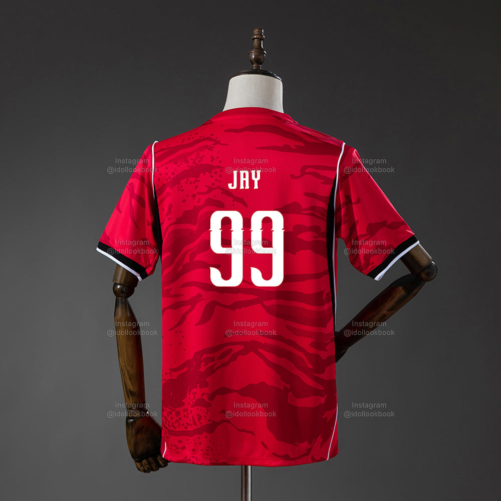Enhypen Korea Soccer Jersey // Red