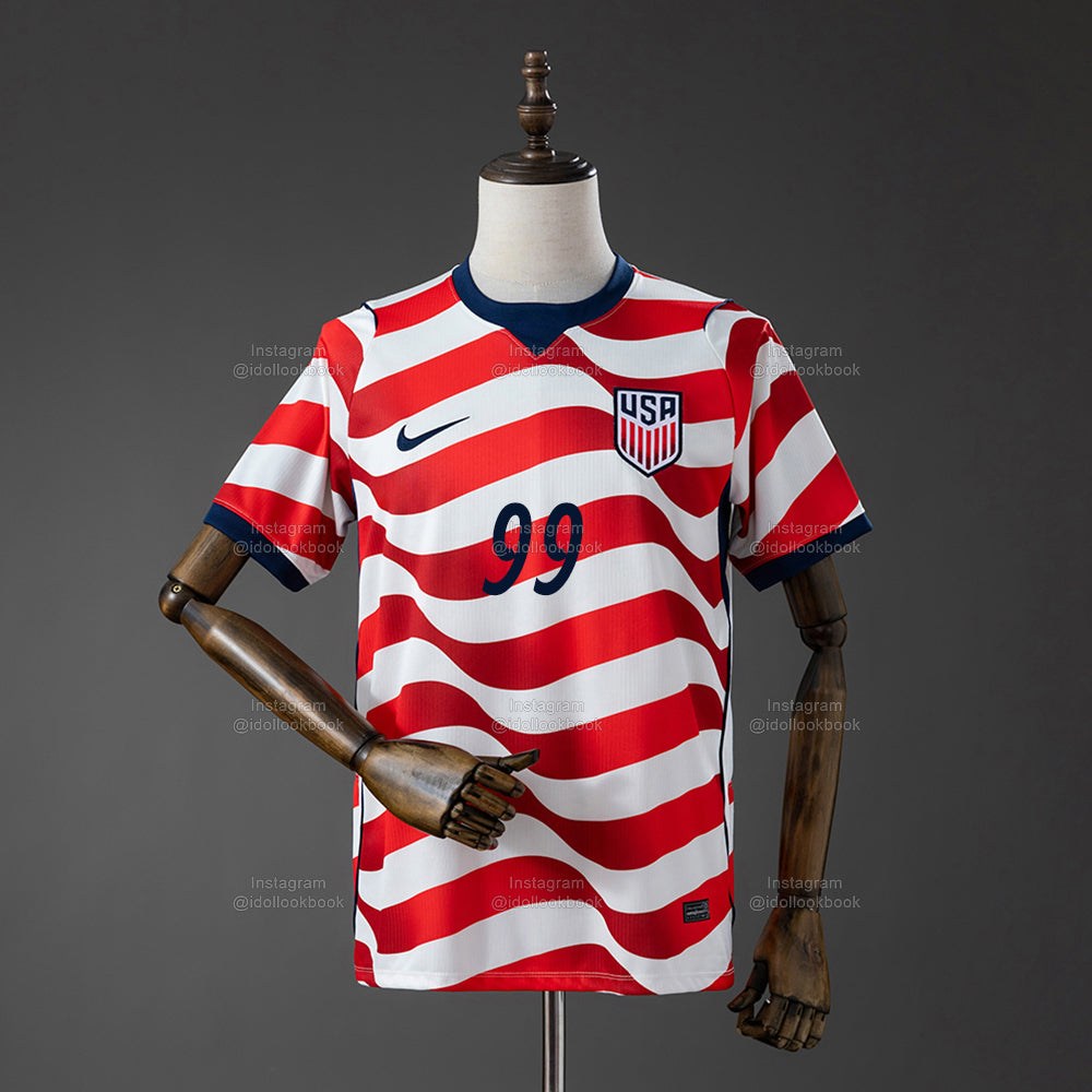 Enhypen US Soccer Jersey // Red and White