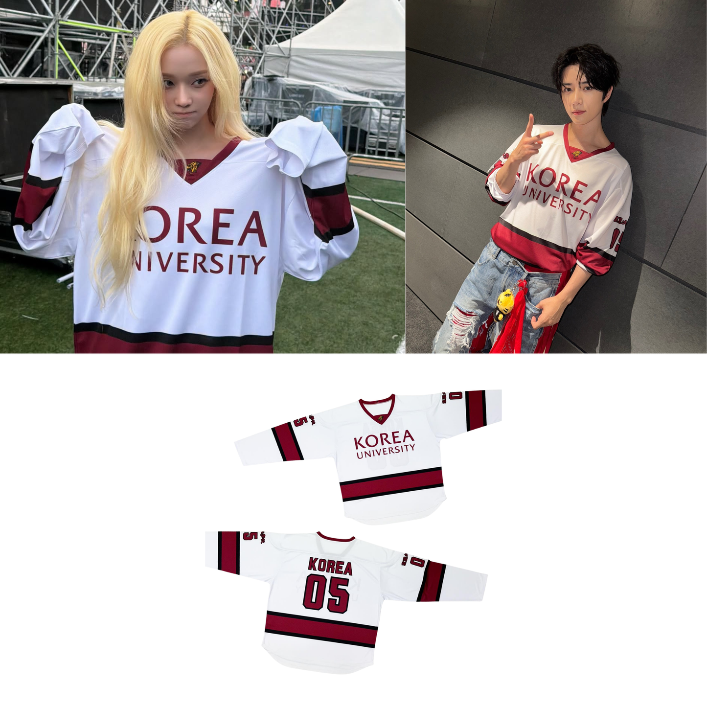Aespa TXT Korea University Hockey Jersey