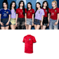 BABYMONSTER Korea Soccer Jersey // Red