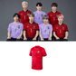 BTS Korea Soccer Jersey // Red