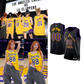 Le Sserafim Basketball Jersey // Black and Purple