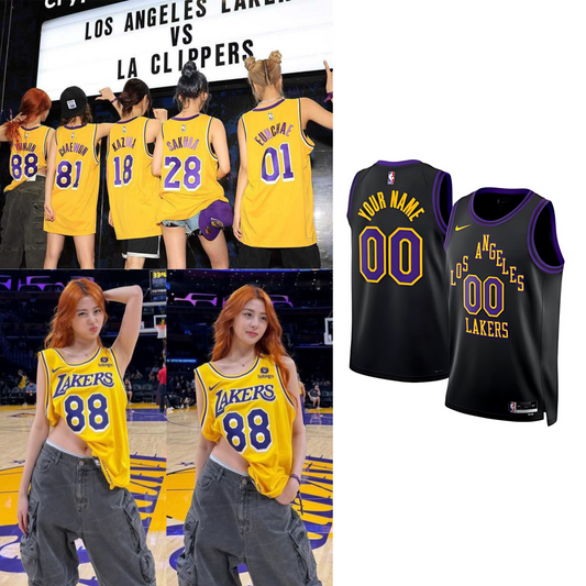 Le Sserafim Basketball Jersey // Black and Purple