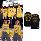 Le Sserafim Basketball Jersey // Black and Gold