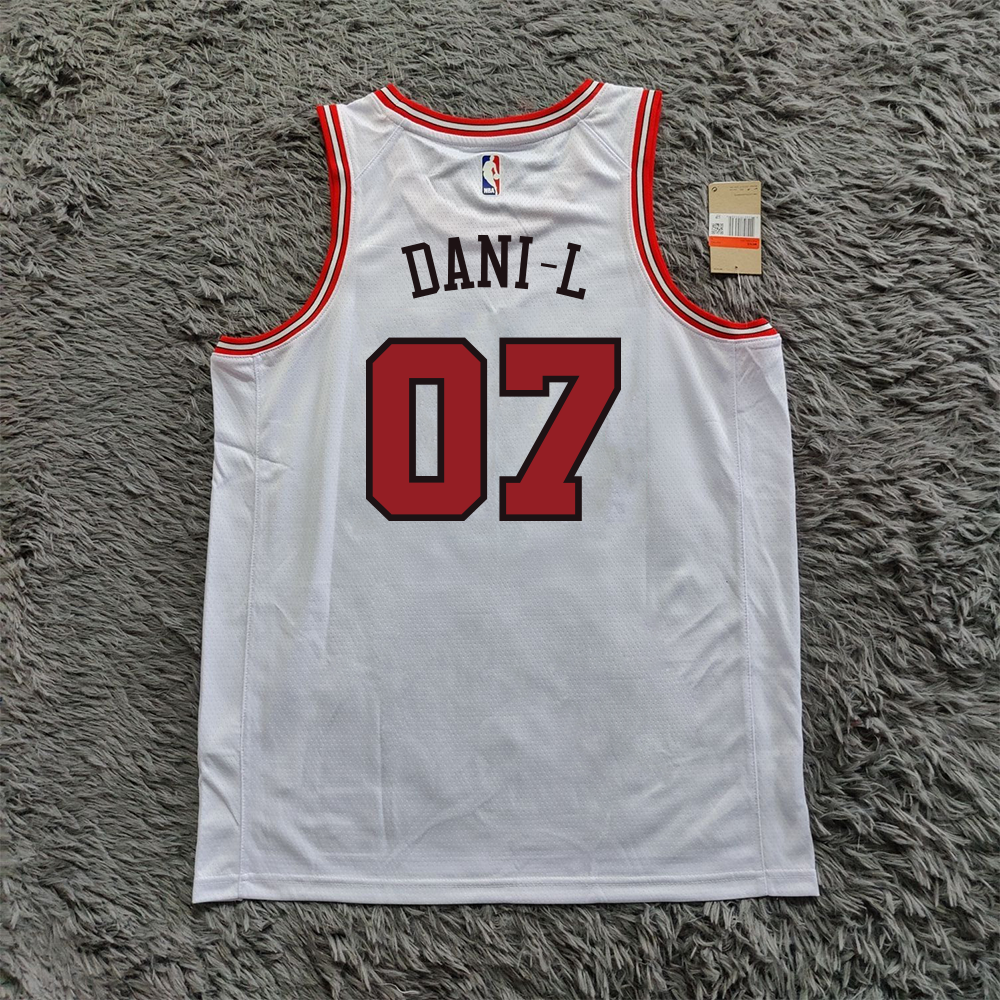 New Jeans Basketball Jersey // White and Red