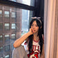 New Jeans Basketball Jersey // White and Red