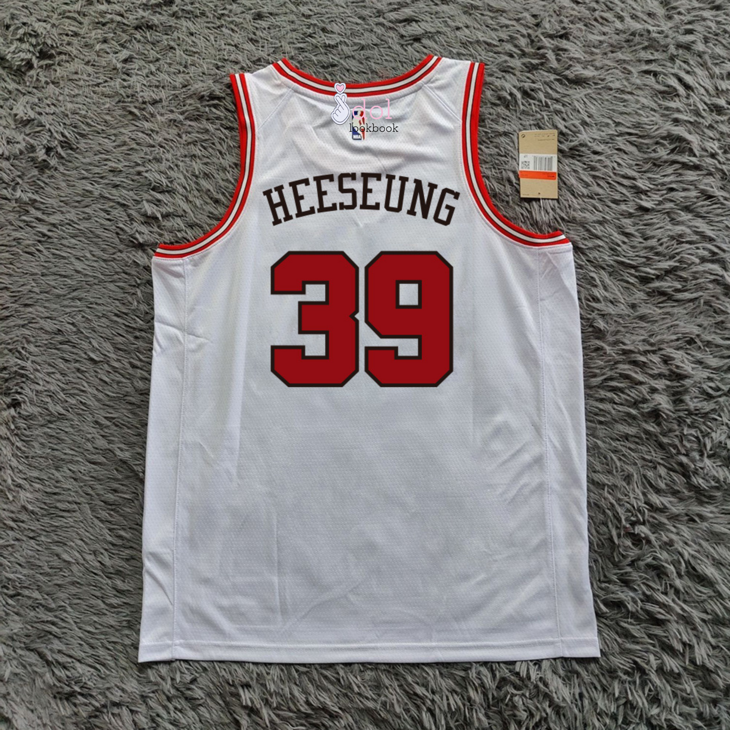 Enhypen Basketball Jersey // White and Red