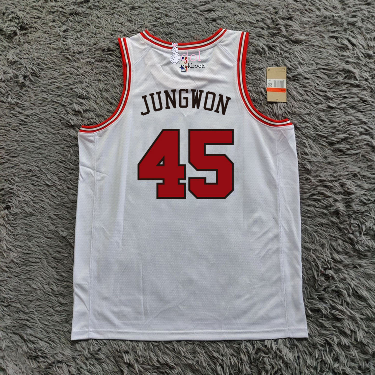 Enhypen Basketball Jersey // White and Red