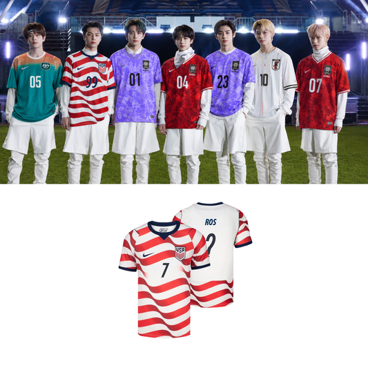 Enhypen US Soccer Jersey // Red and White