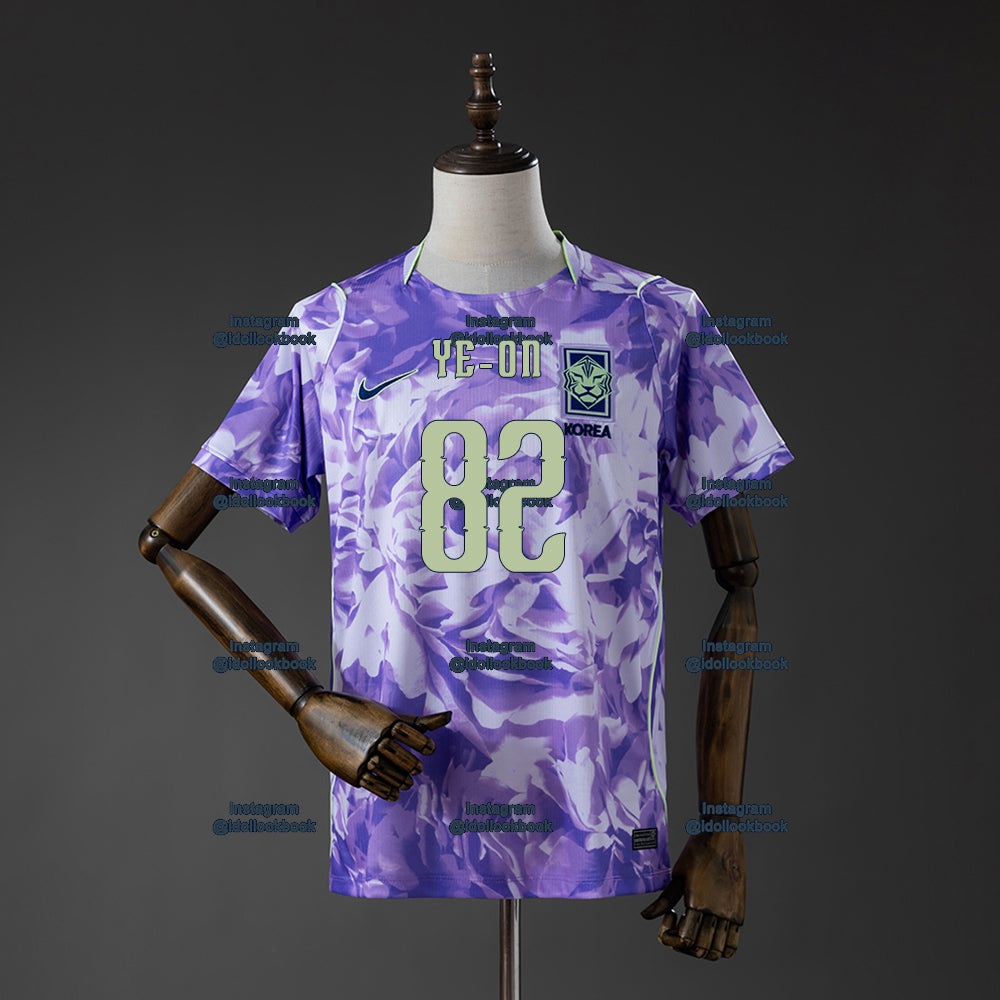 Hearts2Hearts Korea Soccer Jersey // Purple