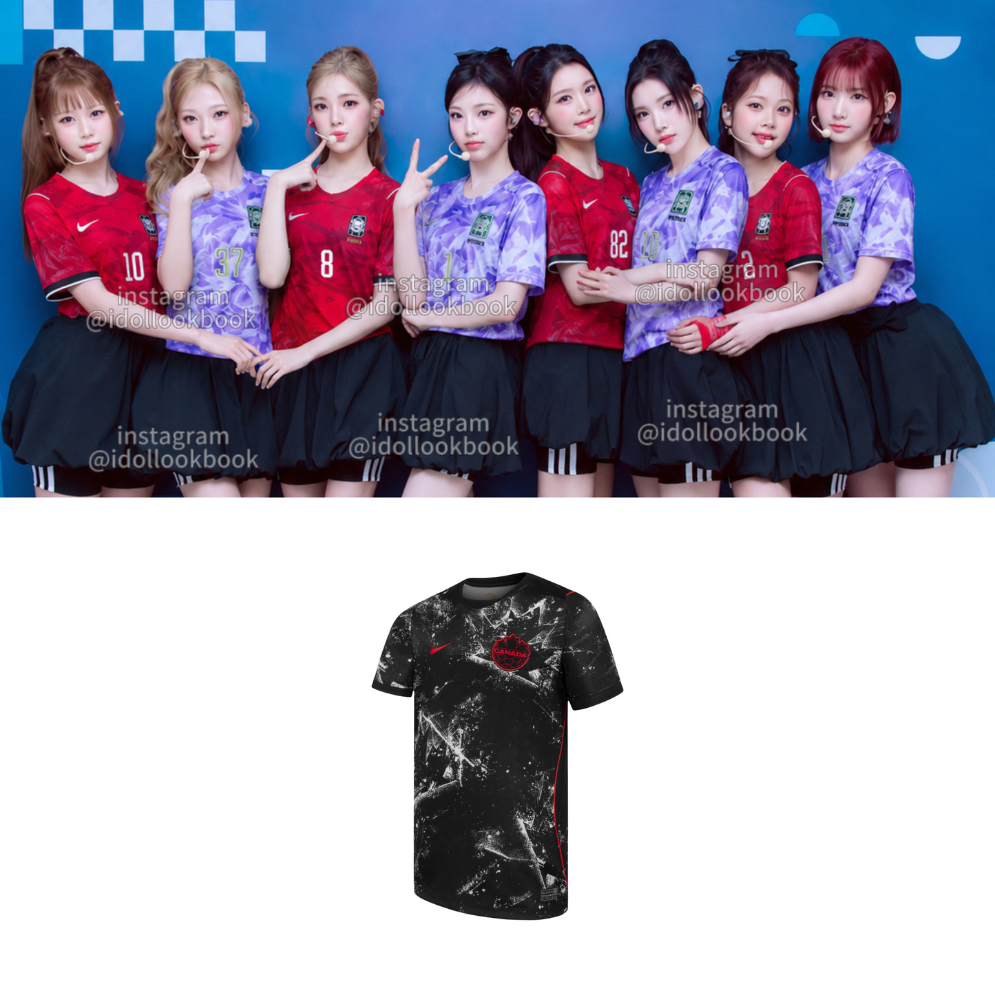 Hearts2Hearts Canada Soccer Jersey // Black