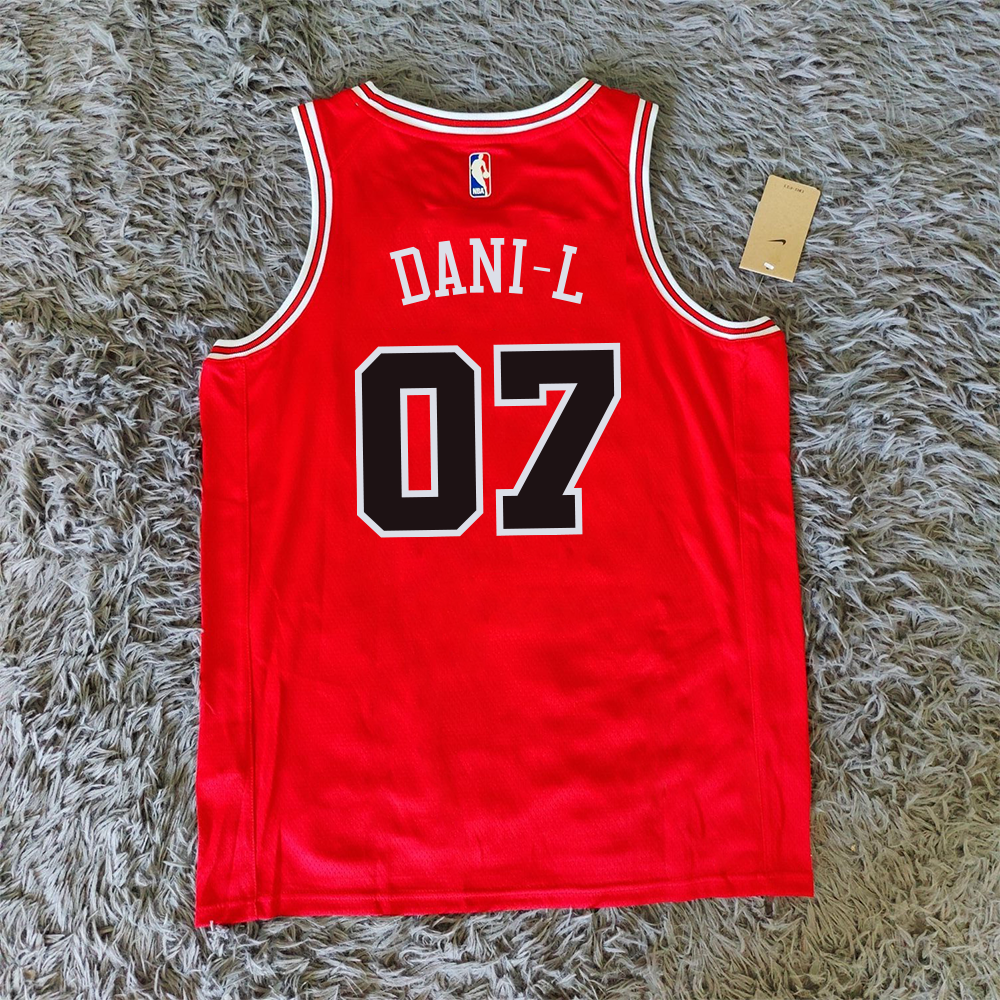 New Jeans Basketball Jersey // Red and Black