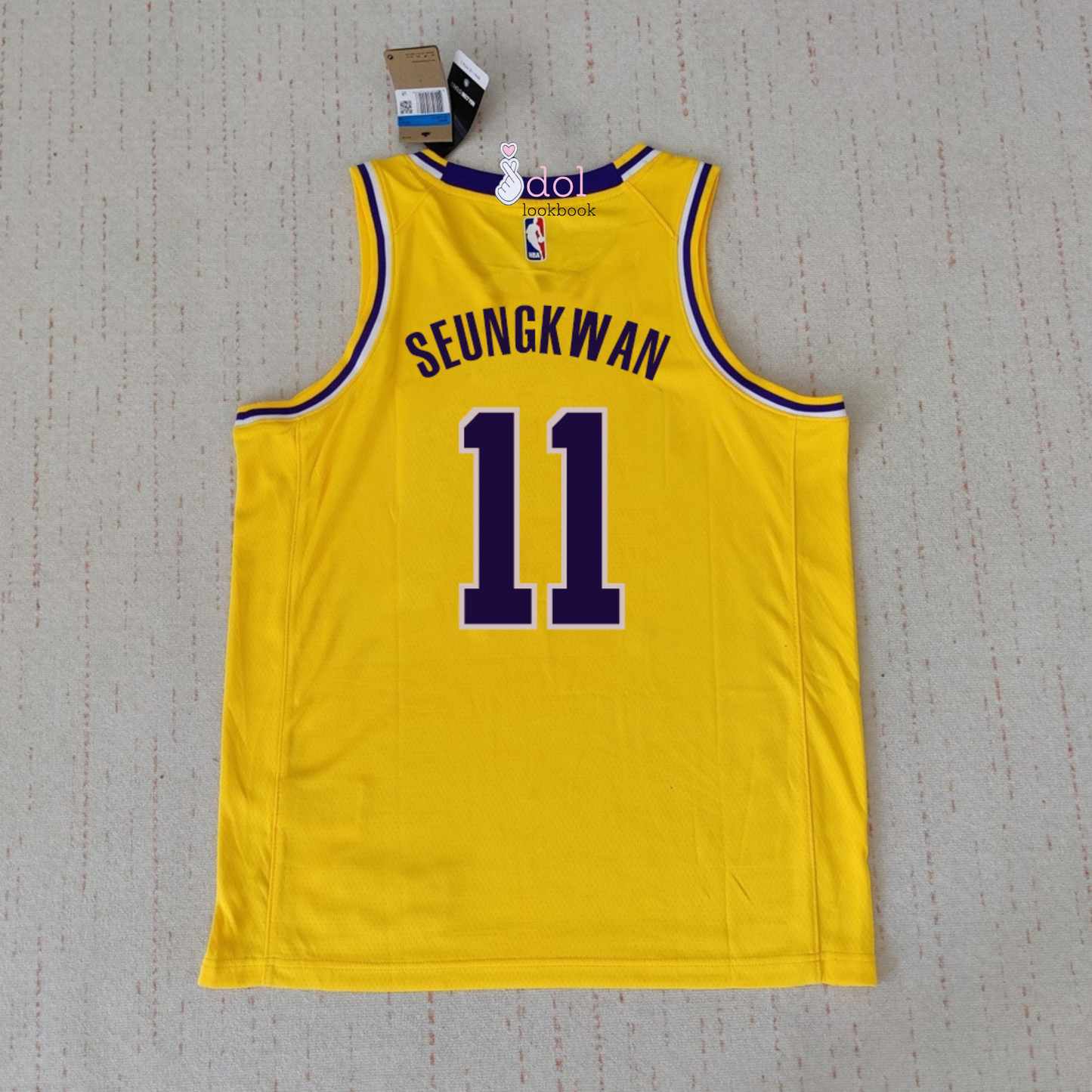 Seventeen Basketball Jersey // Yellow