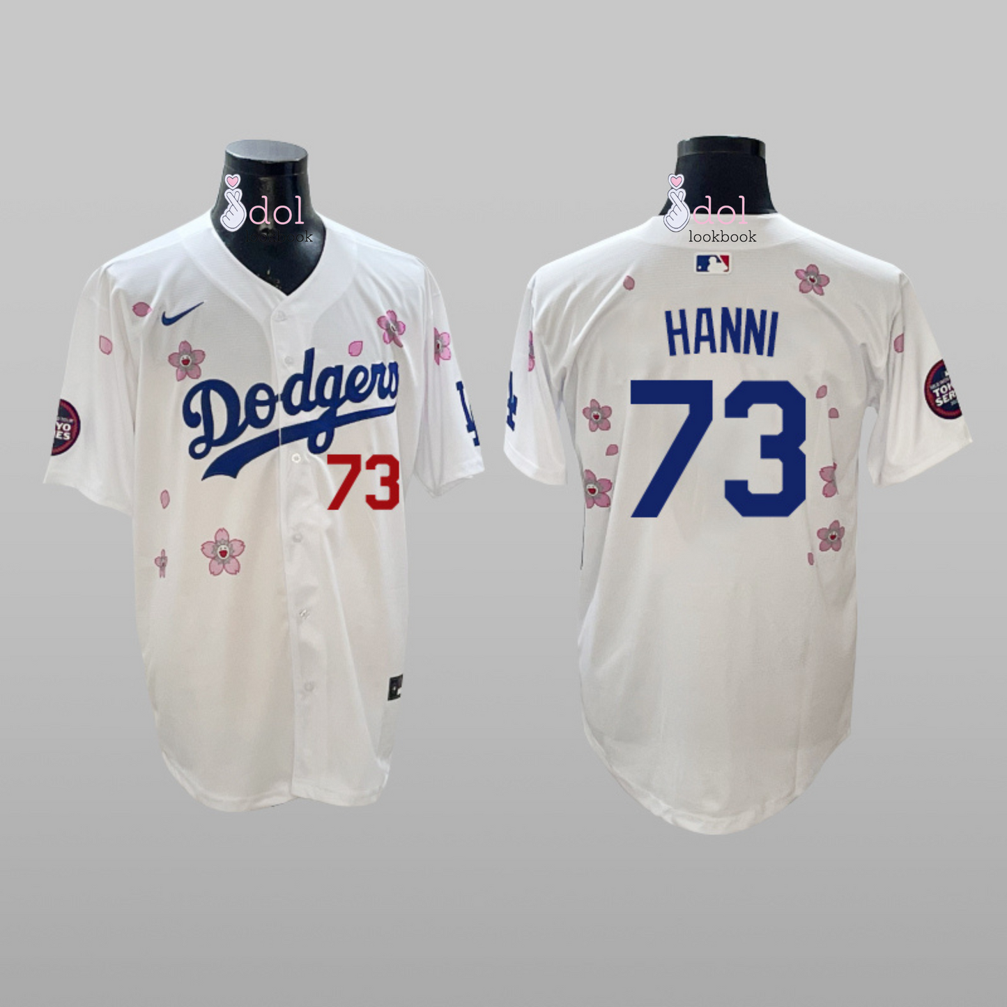New Jeans LA Tokyo Series Baseball Jersey // White