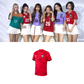 NMIXX Korea Soccer Jersey // Red