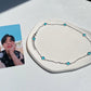 BTS Jimin Light Blue Island Necklace